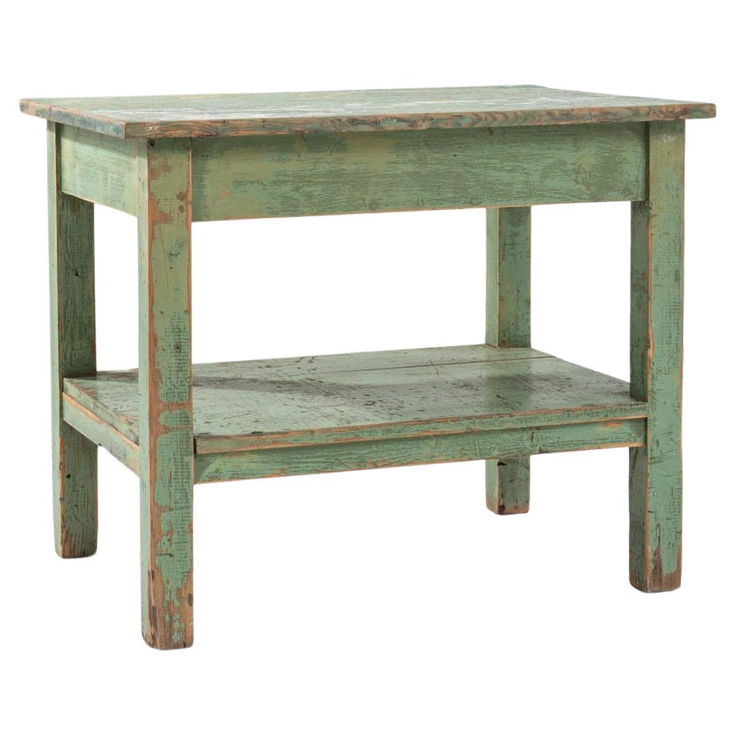 1900s French Wooden Patinated Table For Sale
