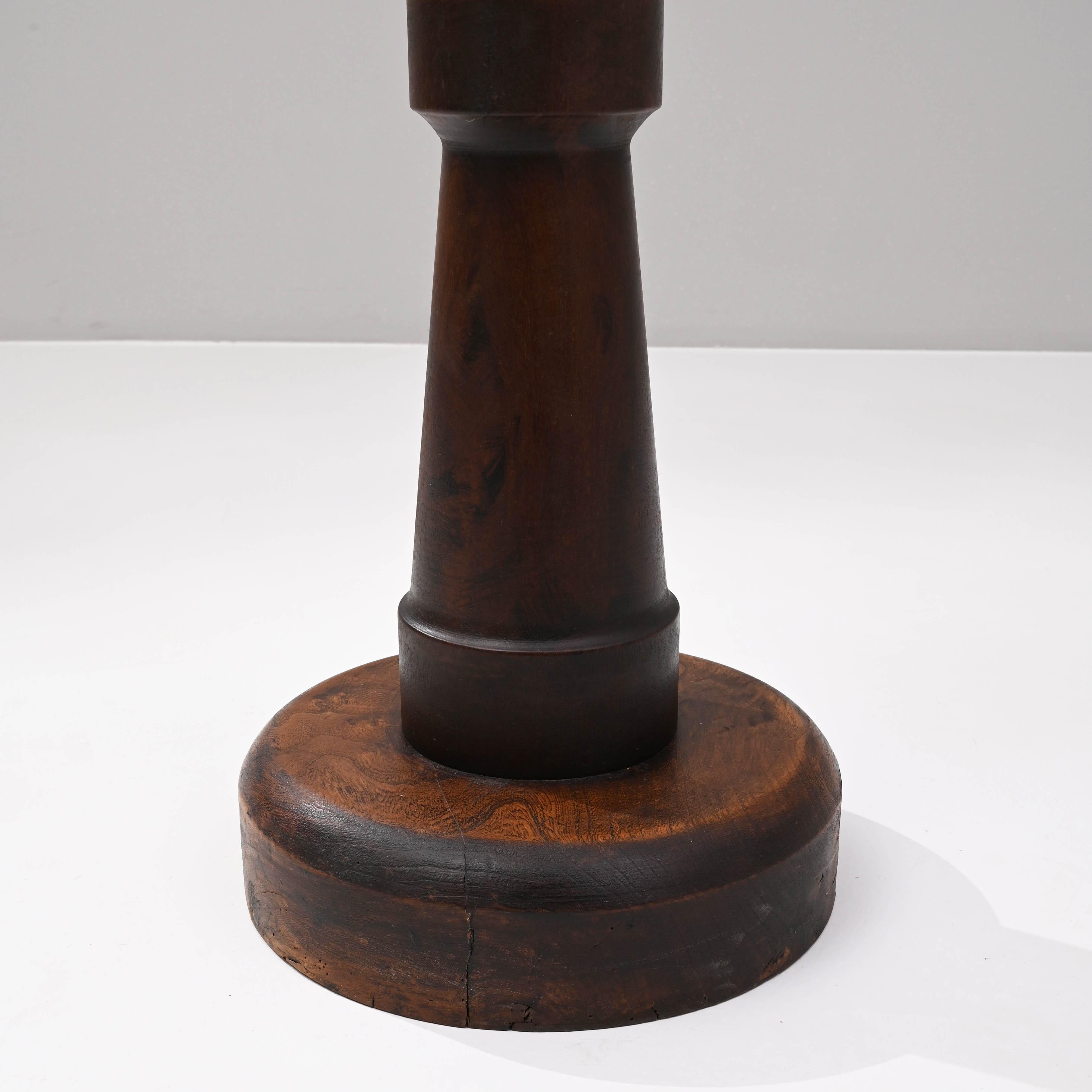 1900s French Wooden Pedestal 3