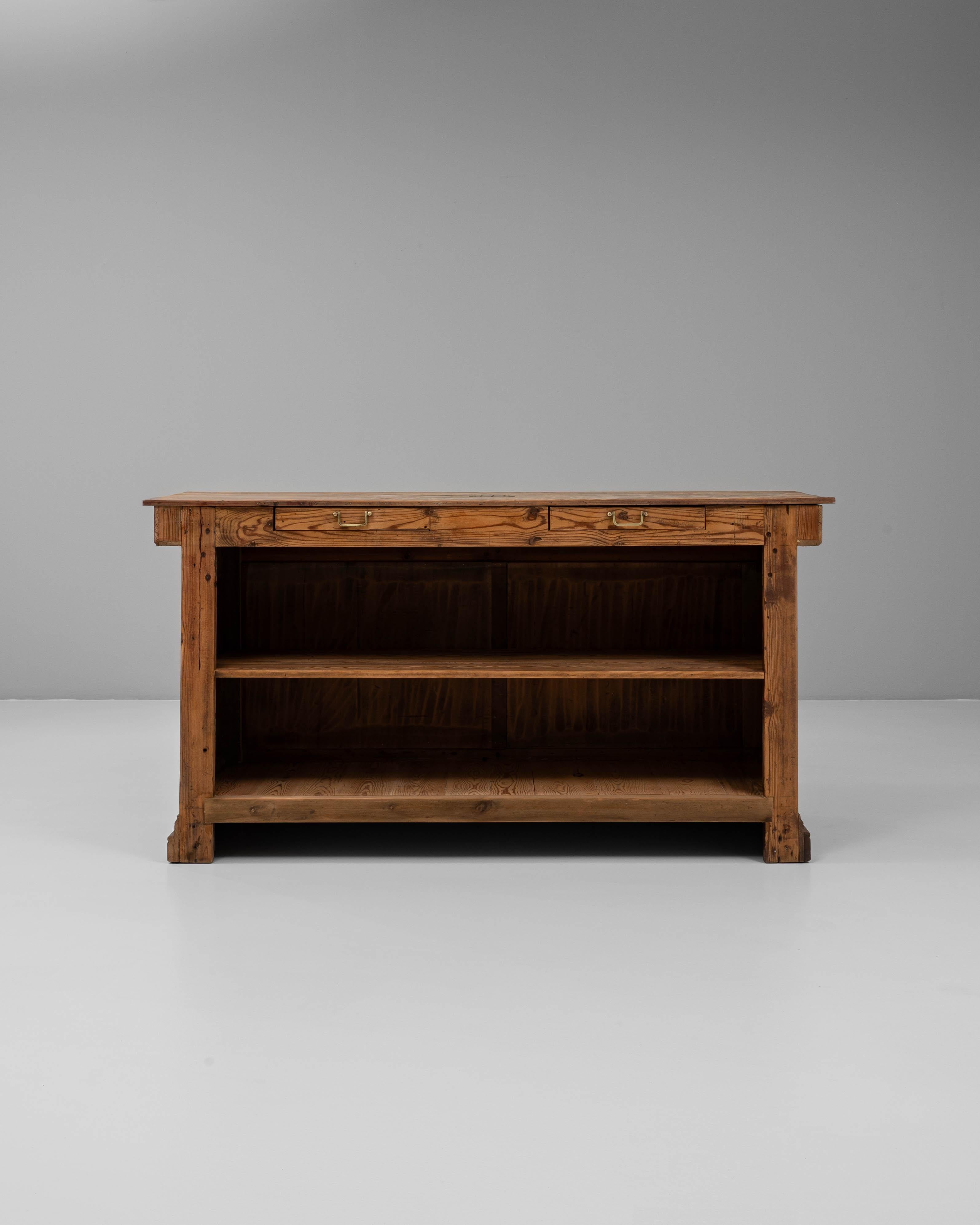 Bancone di legno francese del 1900 in vendita 6