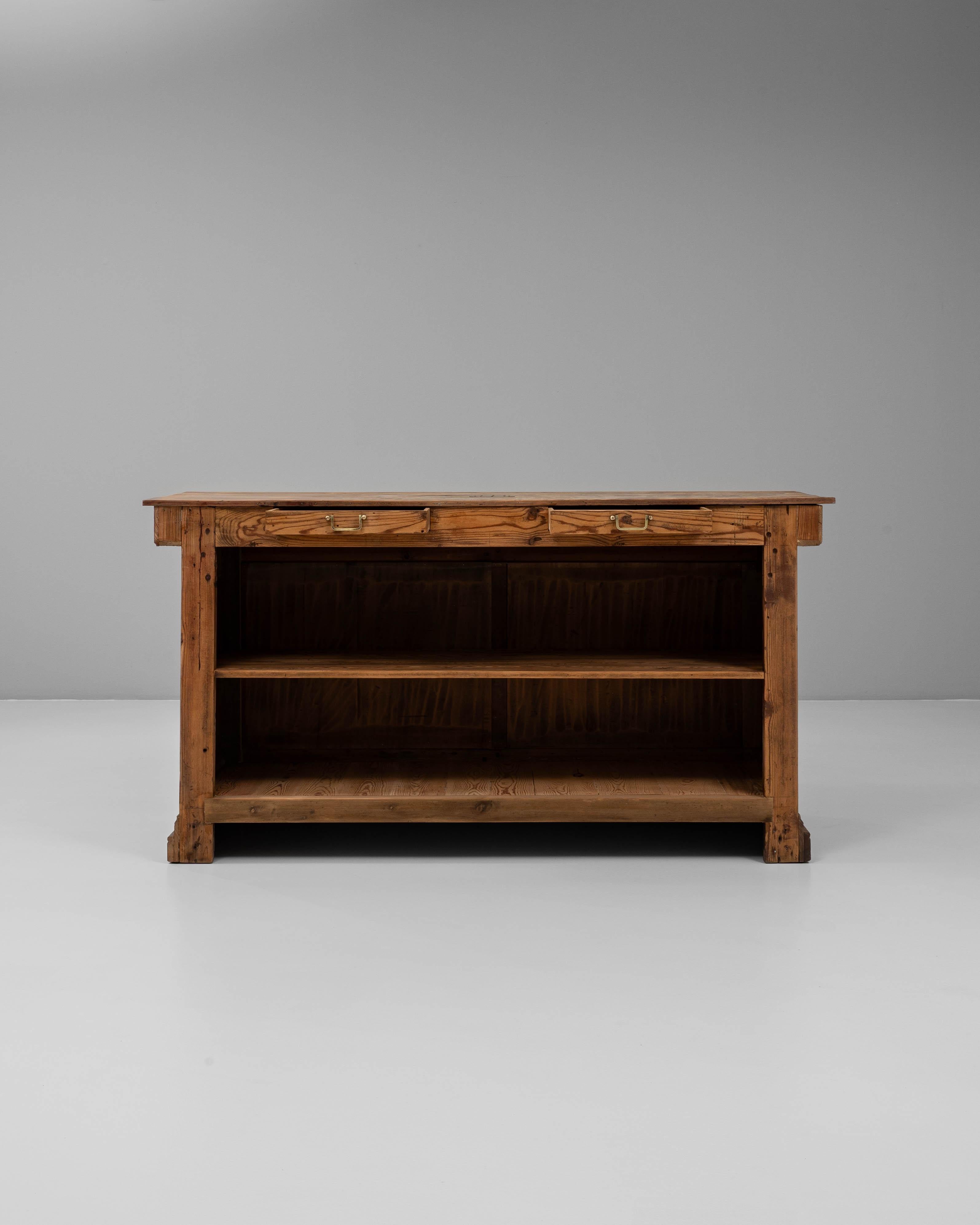 Bancone di legno francese del 1900 in vendita 7
