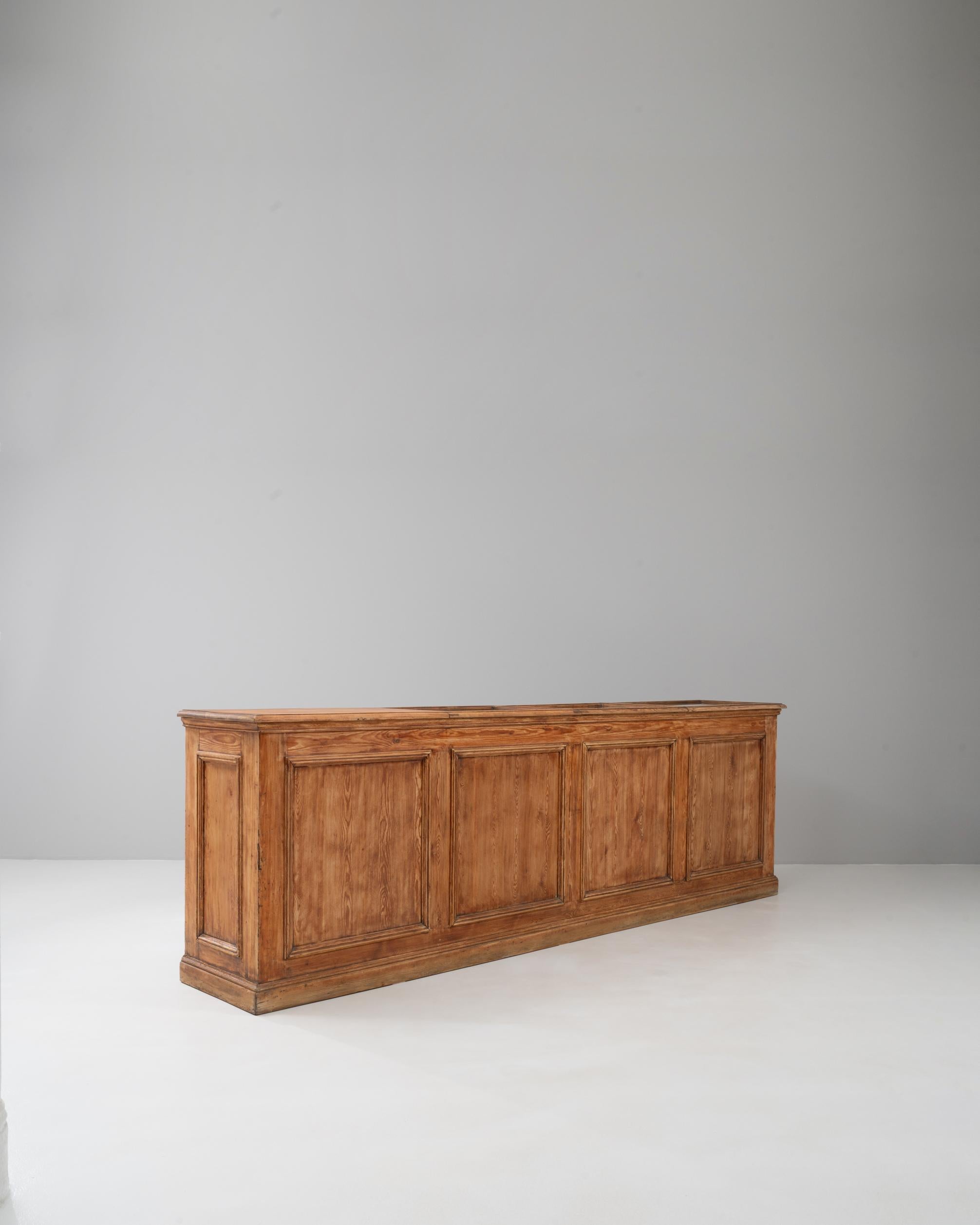 XX secolo Bancone di legno francese del 1900 in vendita