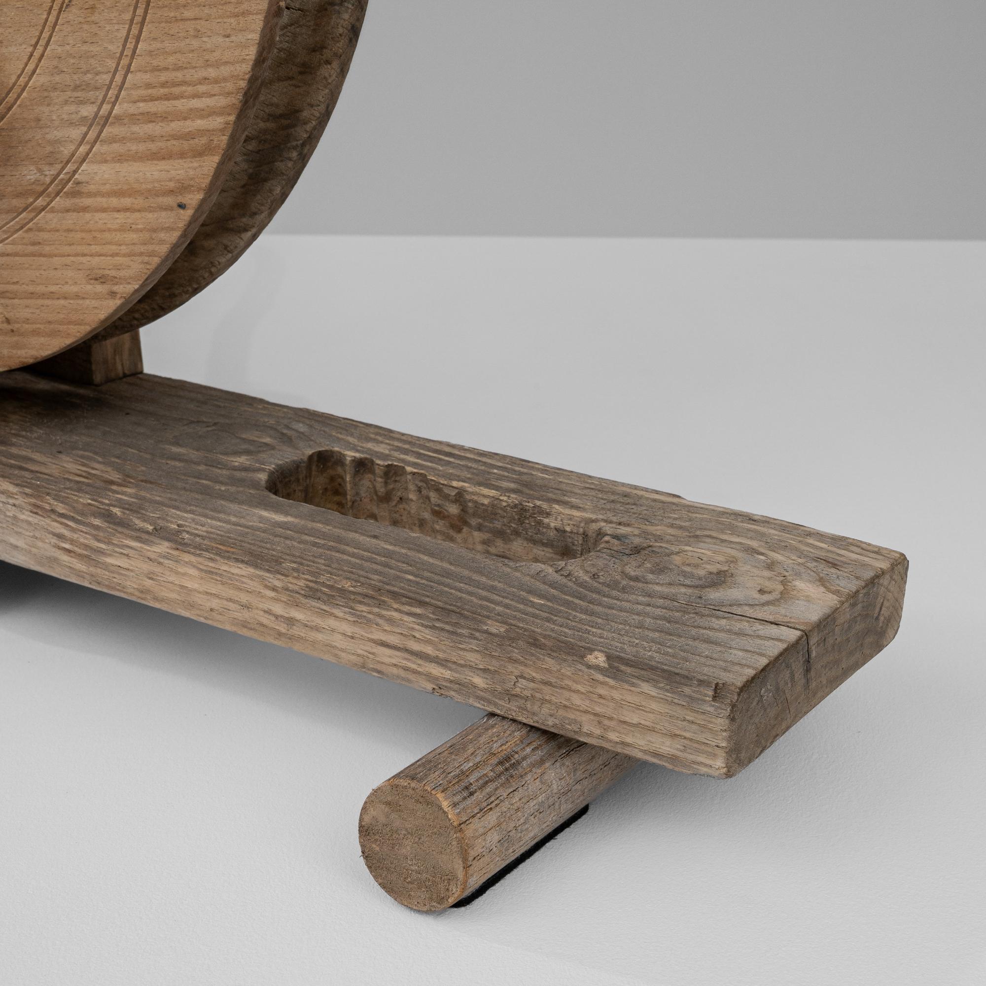 Lámpara de mesa francesa de madera de 1900 en venta 6