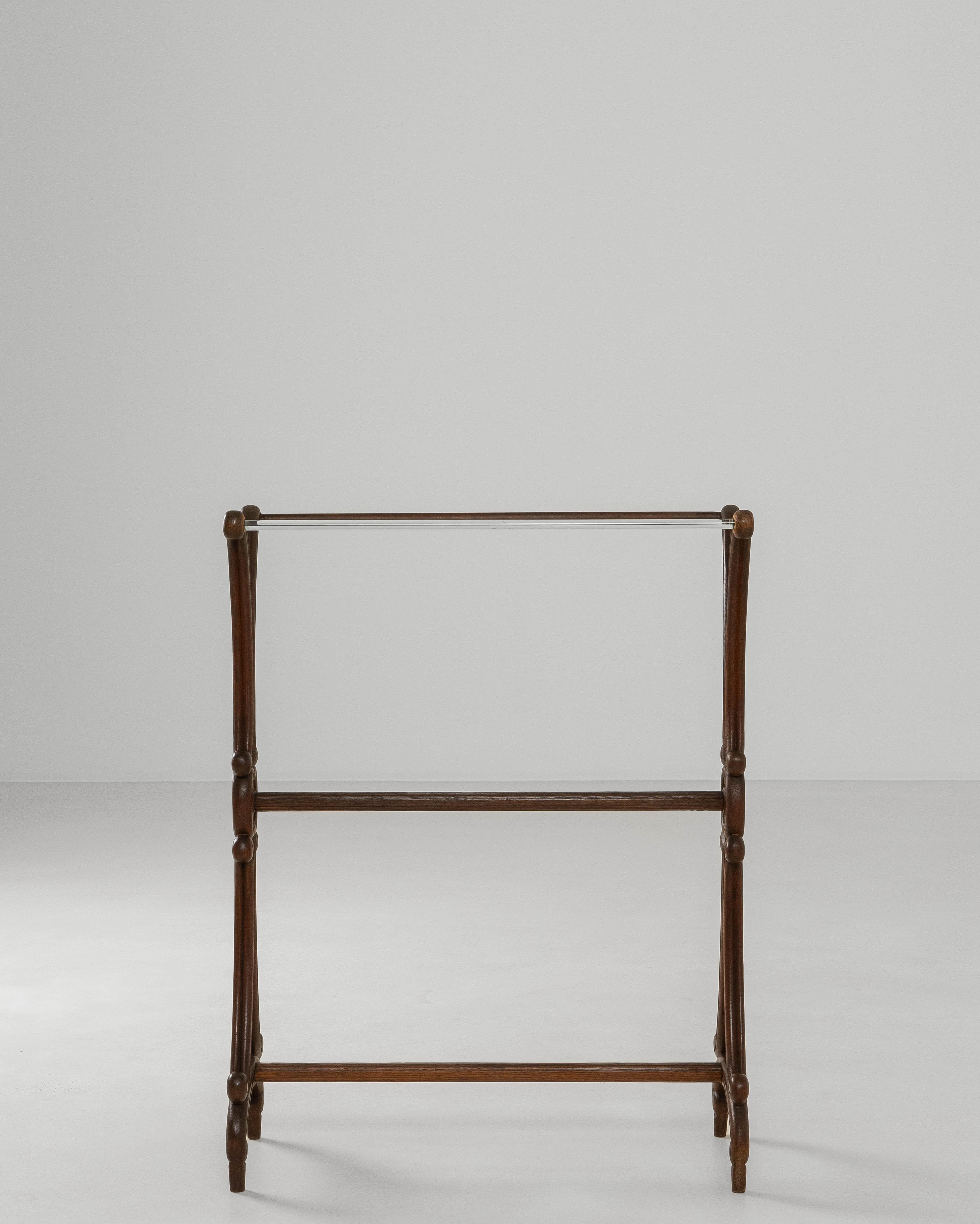 1900s French Wooden Towel Rack im Zustand „Gut“ im Angebot in High Point, NC