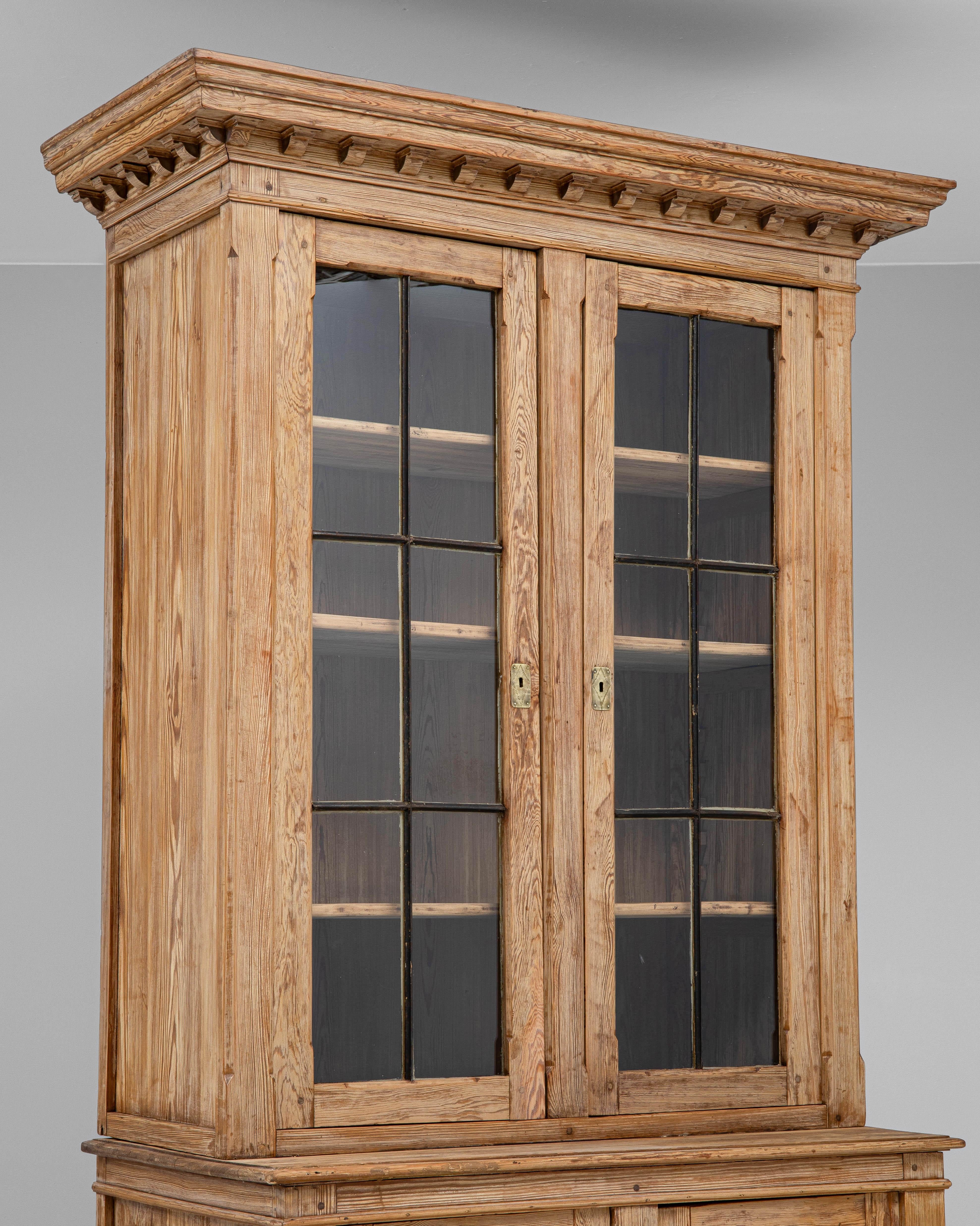 Vetro Vetrina francese in legno degli anni '1900 in vendita