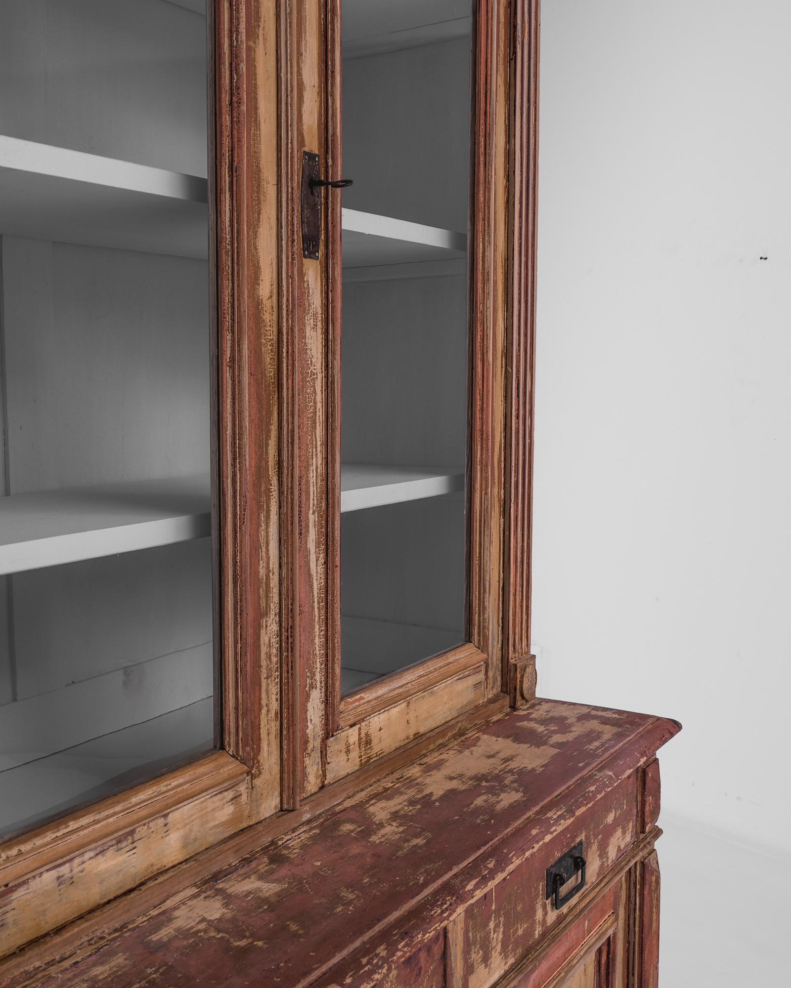 1900s French Wooden Vitrine For Sale 2