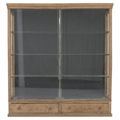 Used 1900s French Wooden Vitrine