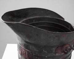 1900er Jahre Französisch Zink Eimer