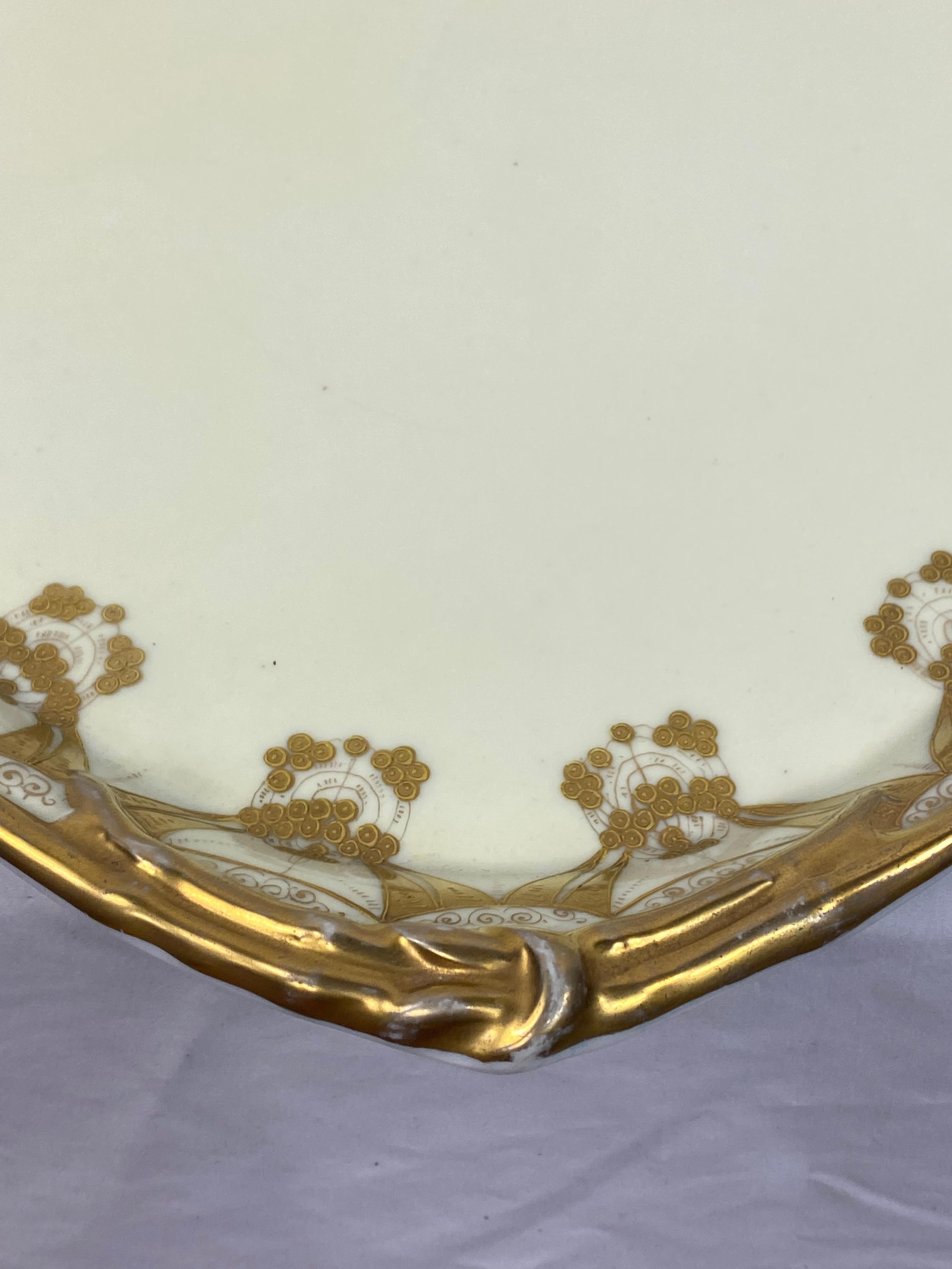 Women's or Men's 1900s Gardner Russian Porcelain Platter Tray