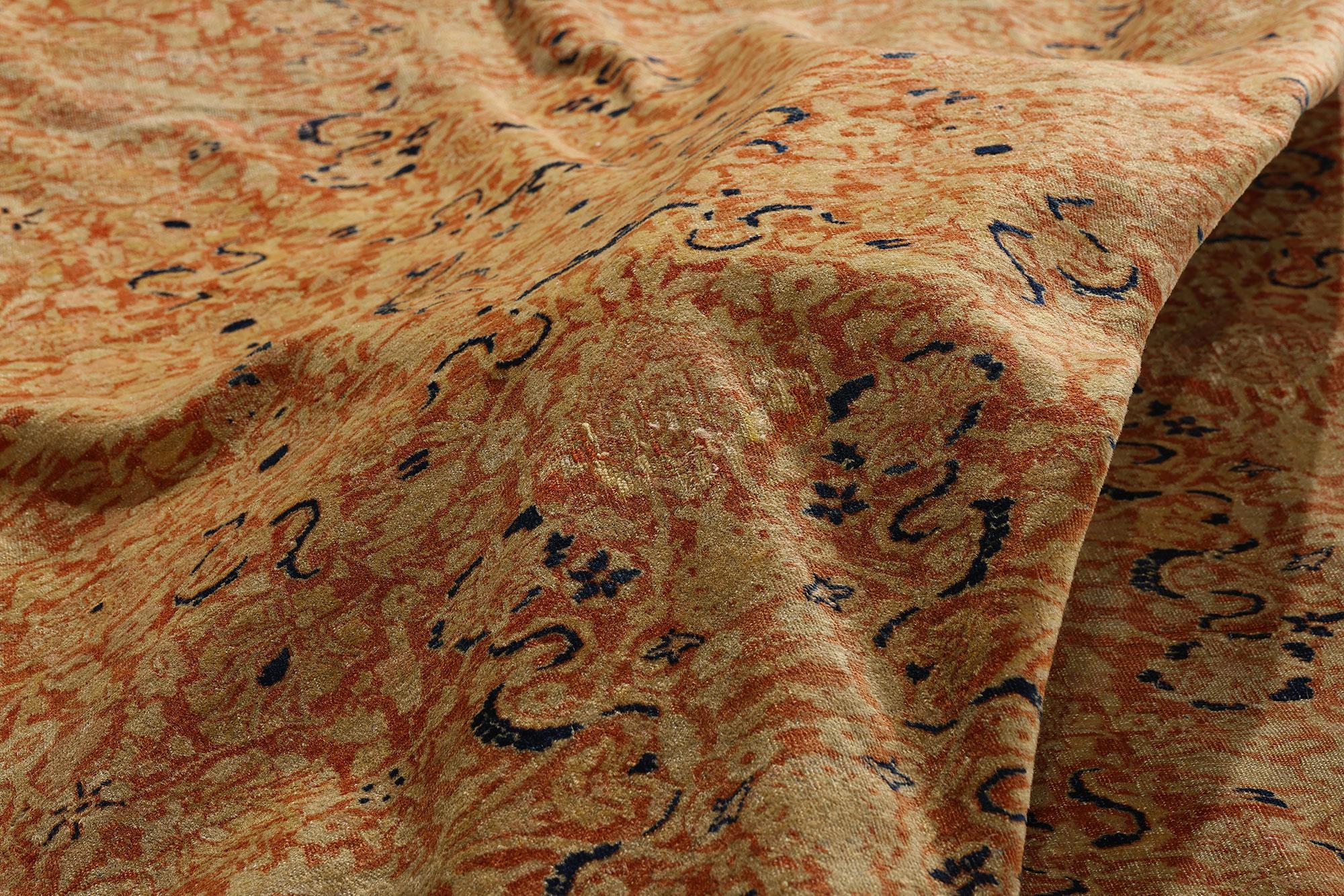 XX secolo Tappeto antico persiano Tabriz del 1900 di Haji Jalili con stile tradizionale in vendita