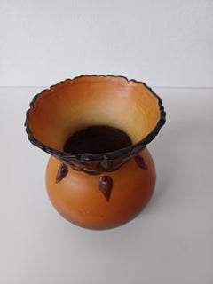 Vase Art nouveau danois fait main des années 1900 par P. Ipsens Enke