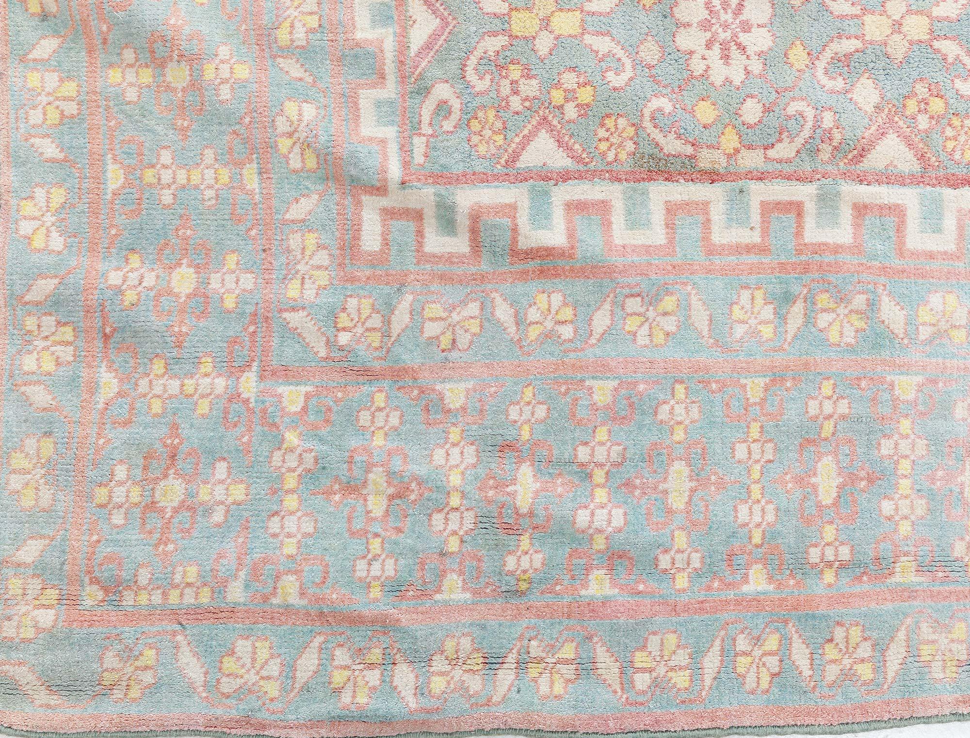 Indischer Agra-Teppich aus Baumwolle von Doris Leslie Blau
Größe: 13'3