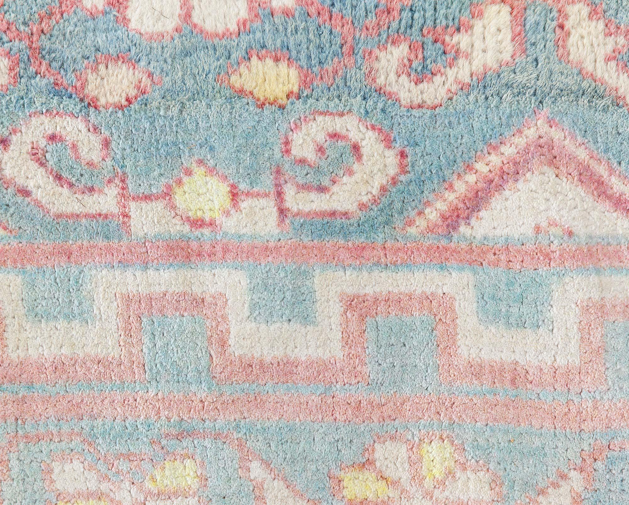 Indischer Agra-Teppich aus Baumwolle von 1900 Doris Leslie Blau im Zustand „Gut“ im Angebot in New York, NY