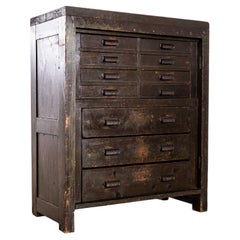 Armoire à outils industriels de 1900 - I Johns & Co