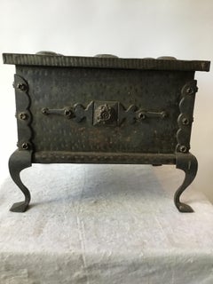 1900s Iron and Tin Coal Holder