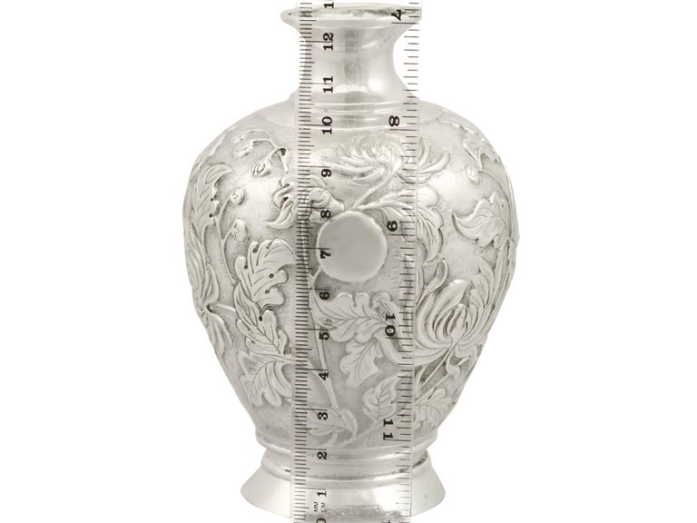 1900s Japanese Silver Bud Vases For Sale At 1stdibs