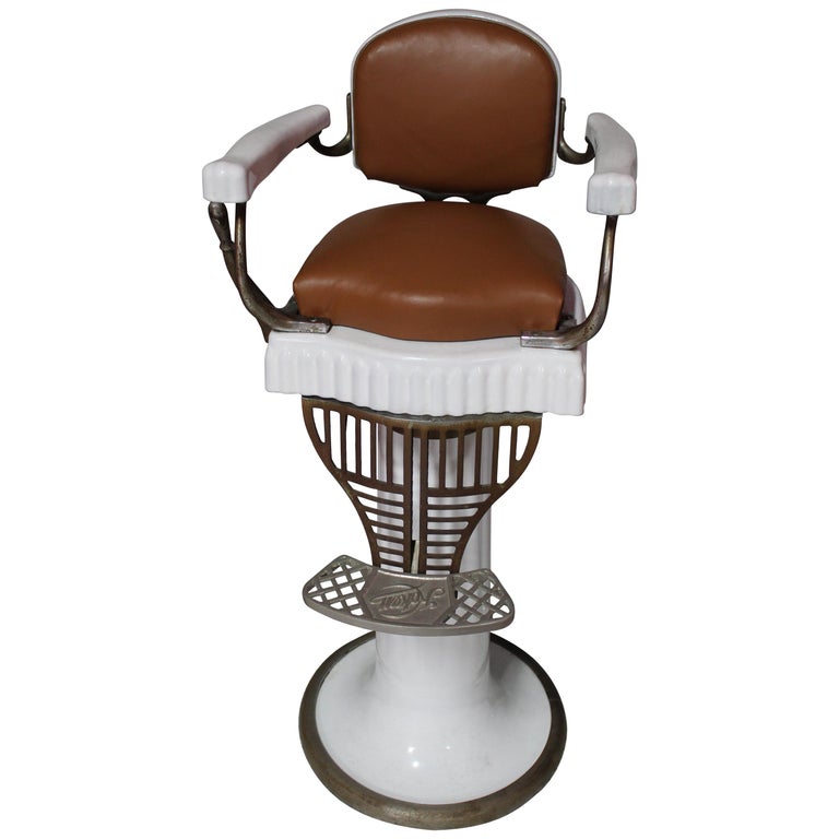 1900s Koken Child's Barber Chair For Sale at 1stDibs