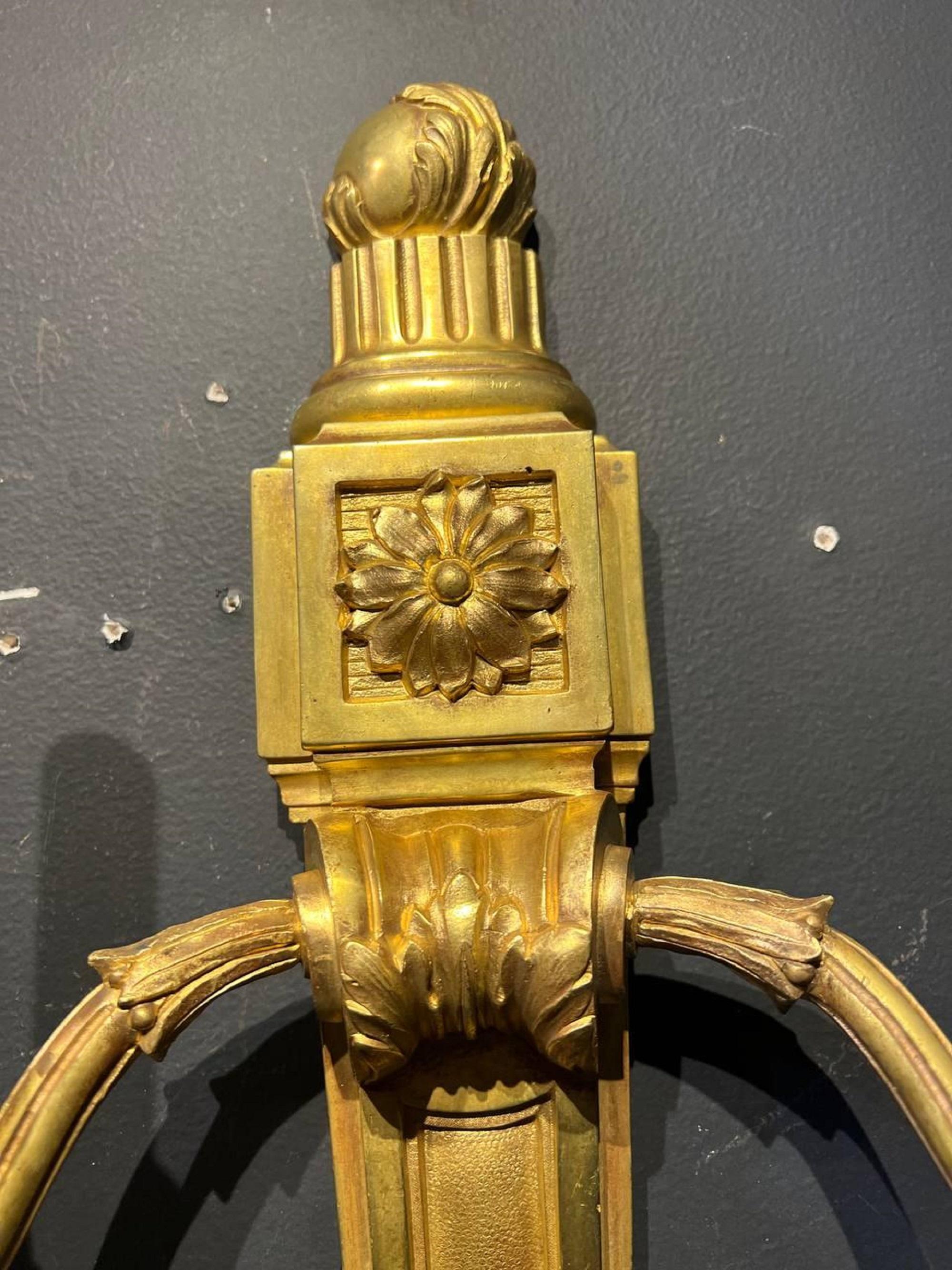 American Classical 1900s Large Caldwell Sconces For Sale