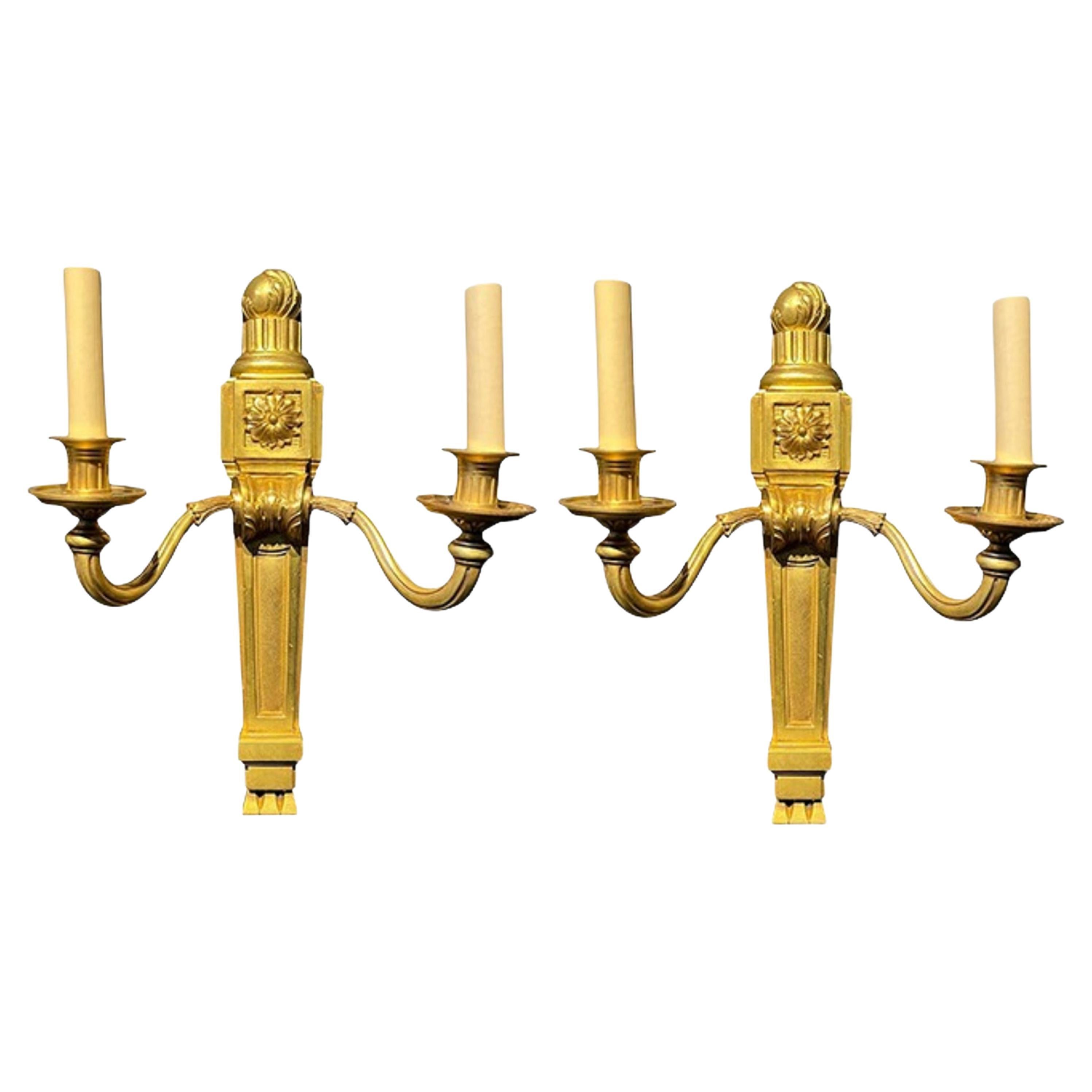 1900s Large Caldwell Sconces