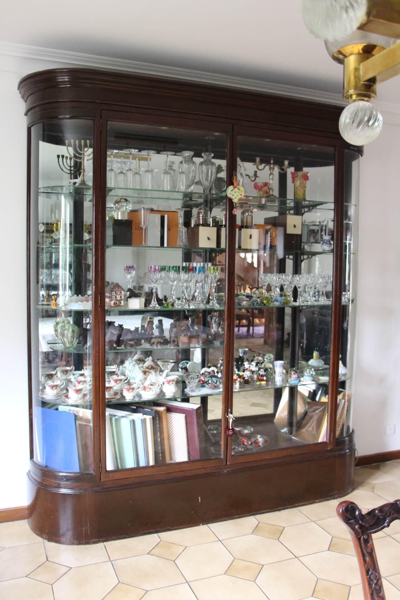 glass display cabinet for shop