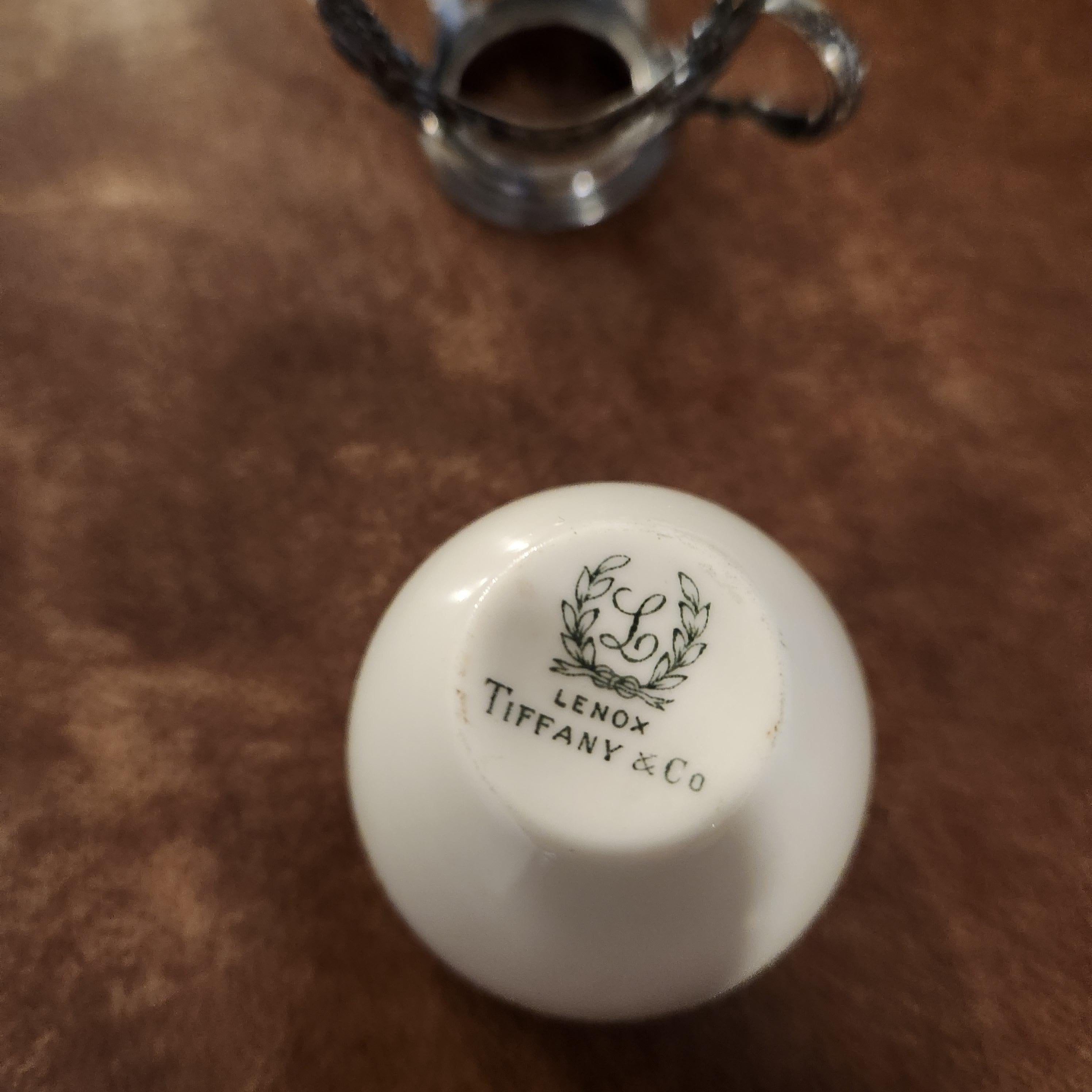 American 1900s Lenox for Tiffany & Co Sterling Silver Demitasse Cup For Sale