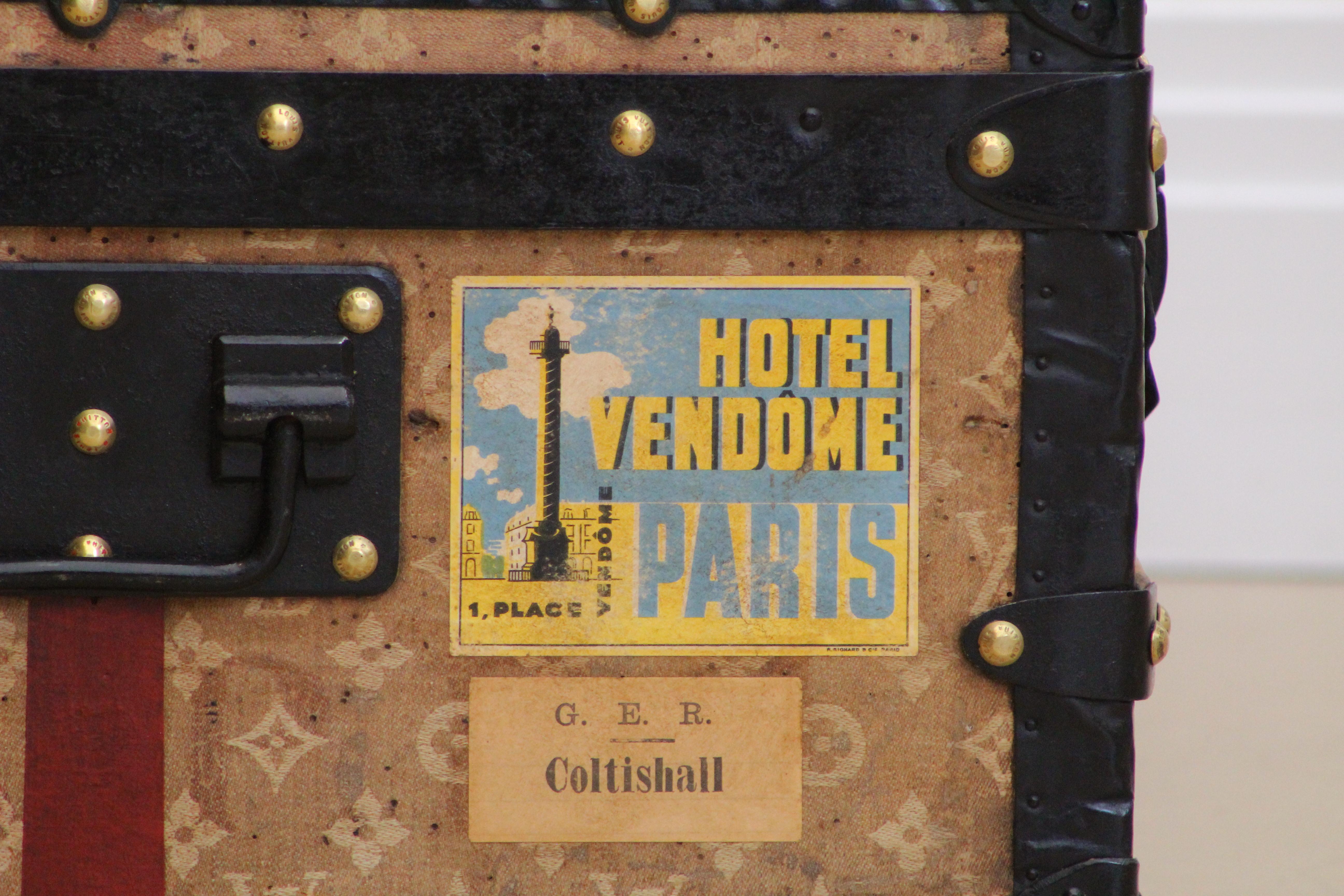 1900s Louis Vuitton Monogram Cabin Trunk 2