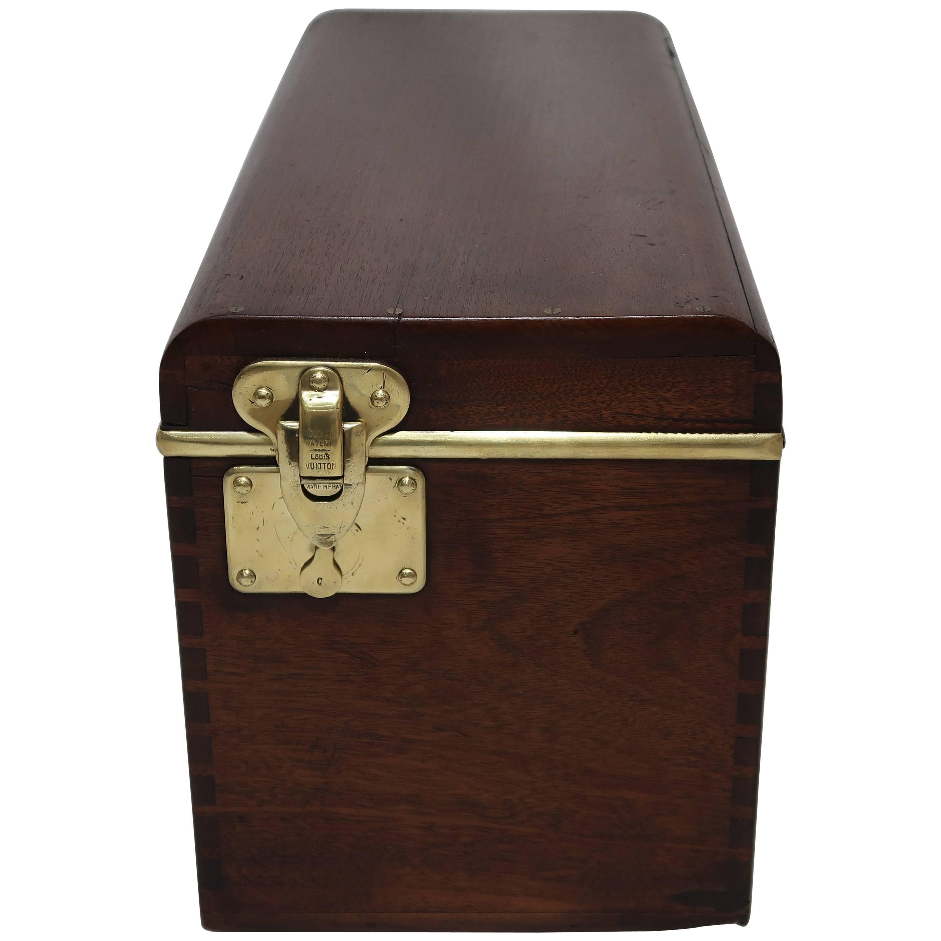 1900s Louis Vuitton Wooden Tool Box Trunk, 1 of the 100 Legendary Trunks For Sale