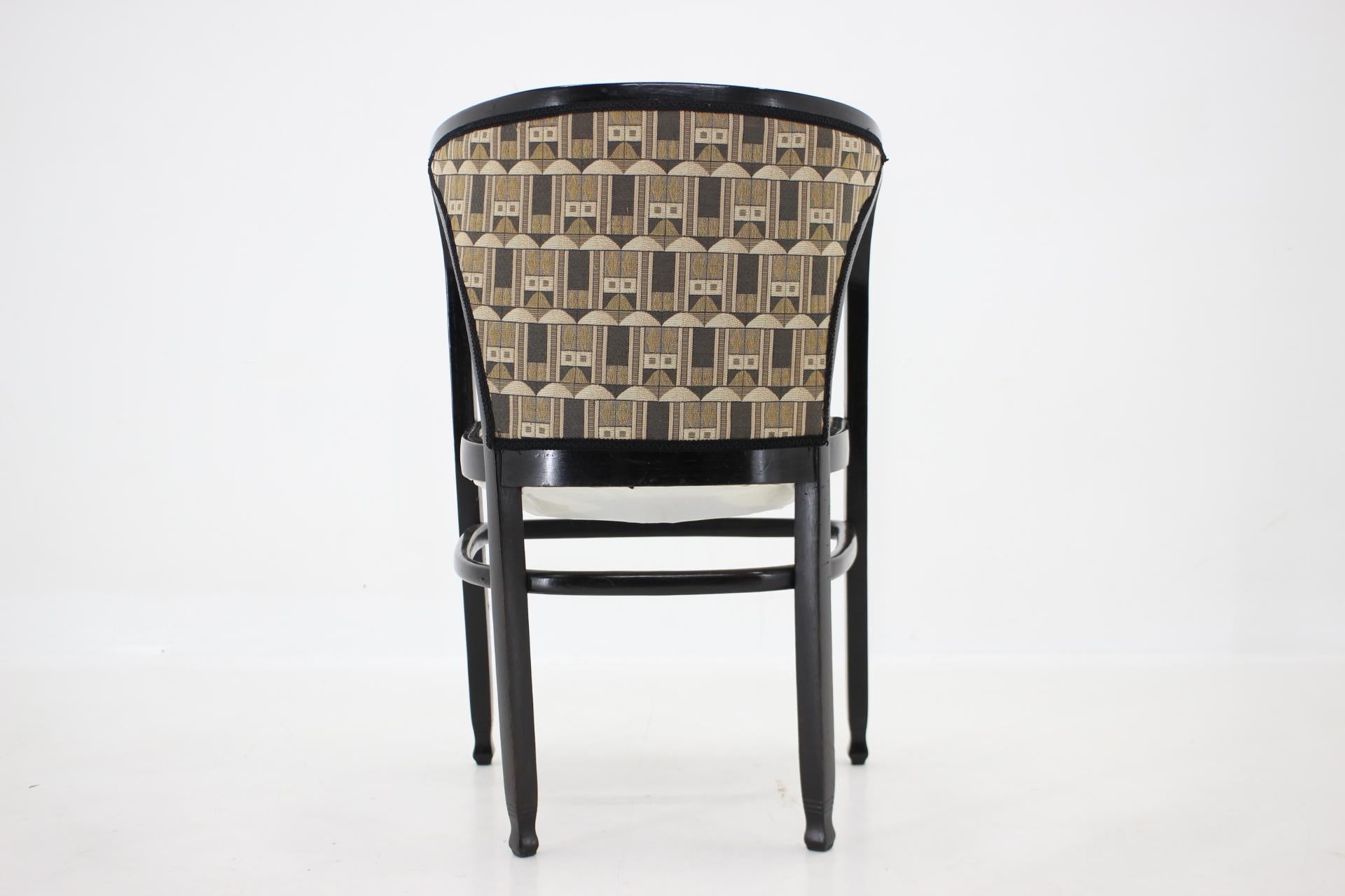 Fabric 1900s Marcel Kammerer Chair No.6517 for Thonet, Austria For Sale