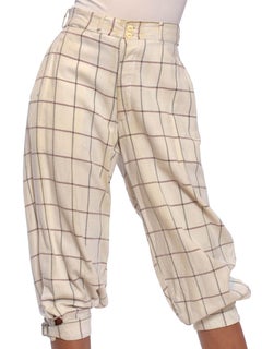 1900S Men's Edwardian Golf Plus-Four Knickers Pants