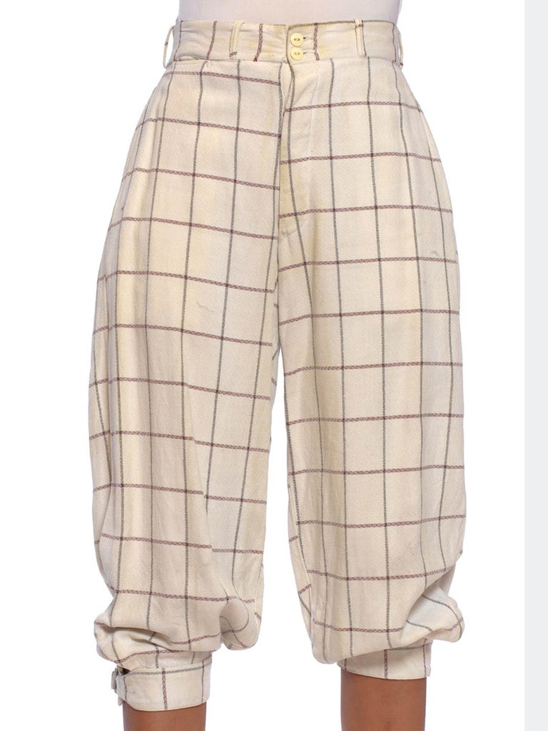 1900S Men's Edwardian Golf Plus-Four Knickers Pants at 1stDibs