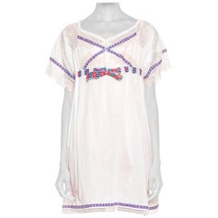 MORPHEW COLLECTION Cotton White Lace  Dress