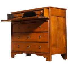 1900s, Oak Commode, Secretary, Chest of Drawers, Cabinet, the Netherlands