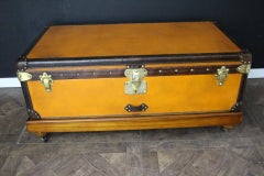 1900's Orange Louis Vuitton Steamer Trunk, Louis Vuitton Trunk
