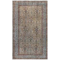 Authentique tapis persan Khorassan des années 1900