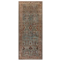 1900s Persian Khorassan Rug in Blue, Red, and Brown by Doris Leslie Blau
