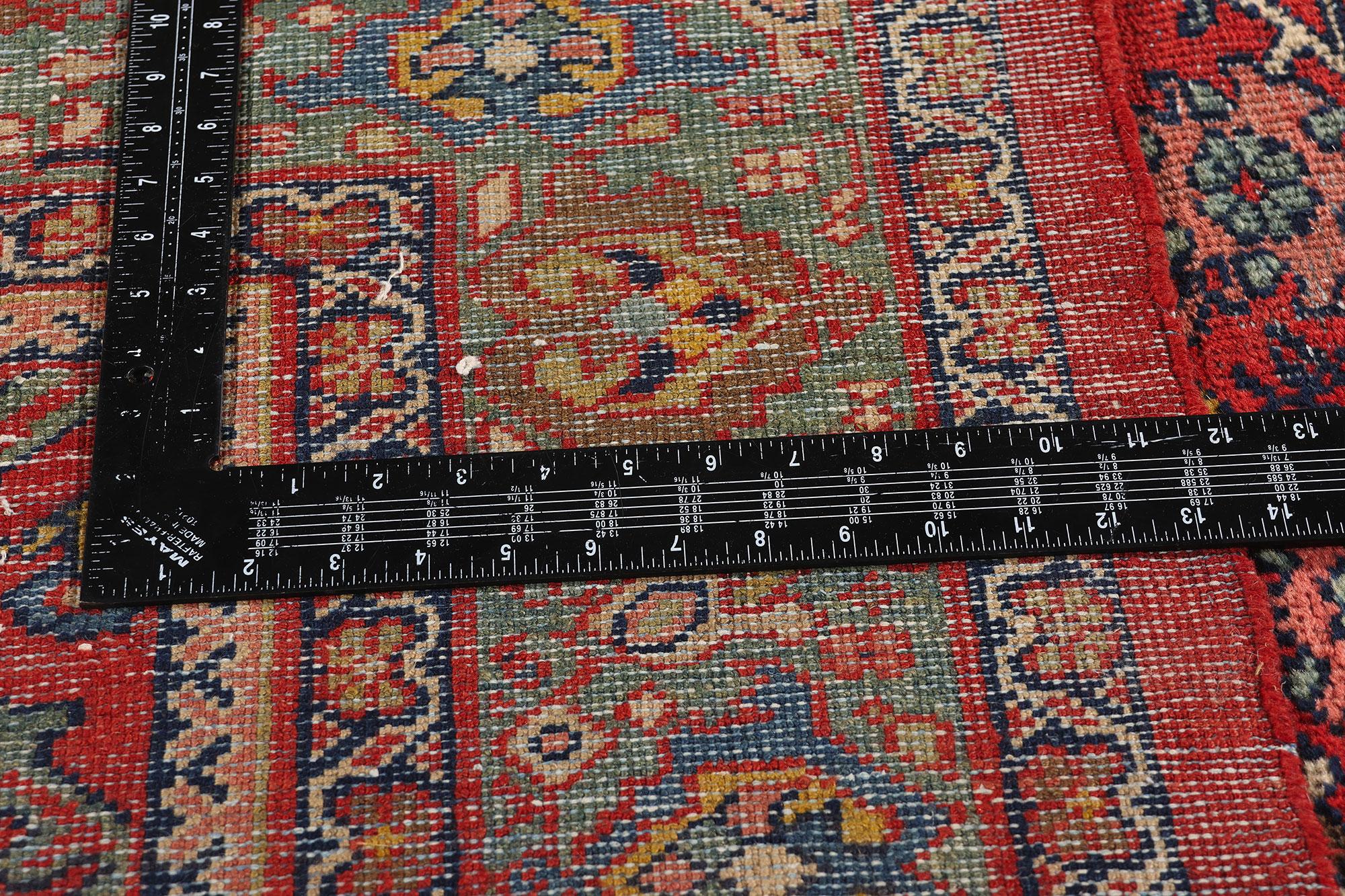 20ième siècle 1900's  Tapis persan Mahal de style traditionnel en vente