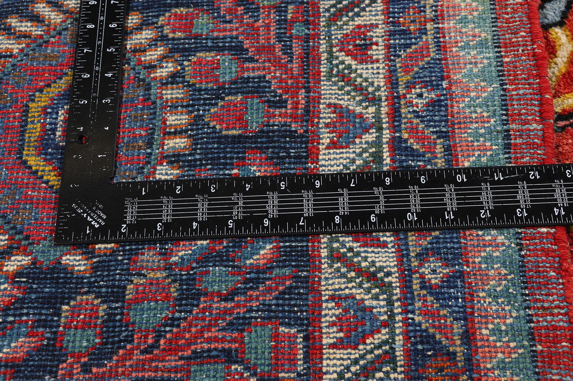 XX secolo Tappeto persiano Mahal del 1900 con stile tradizionale in vendita