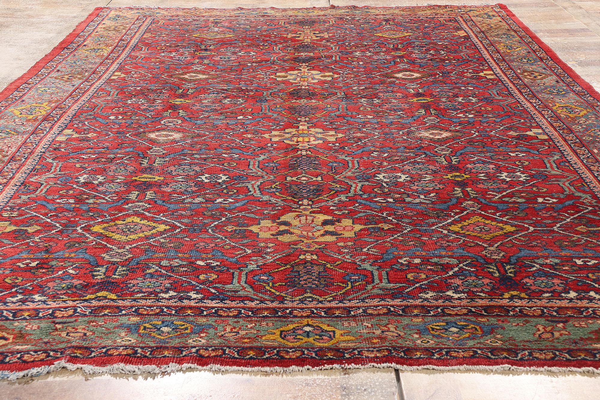 1900's  Tapis persan Mahal de style traditionnel en vente 1