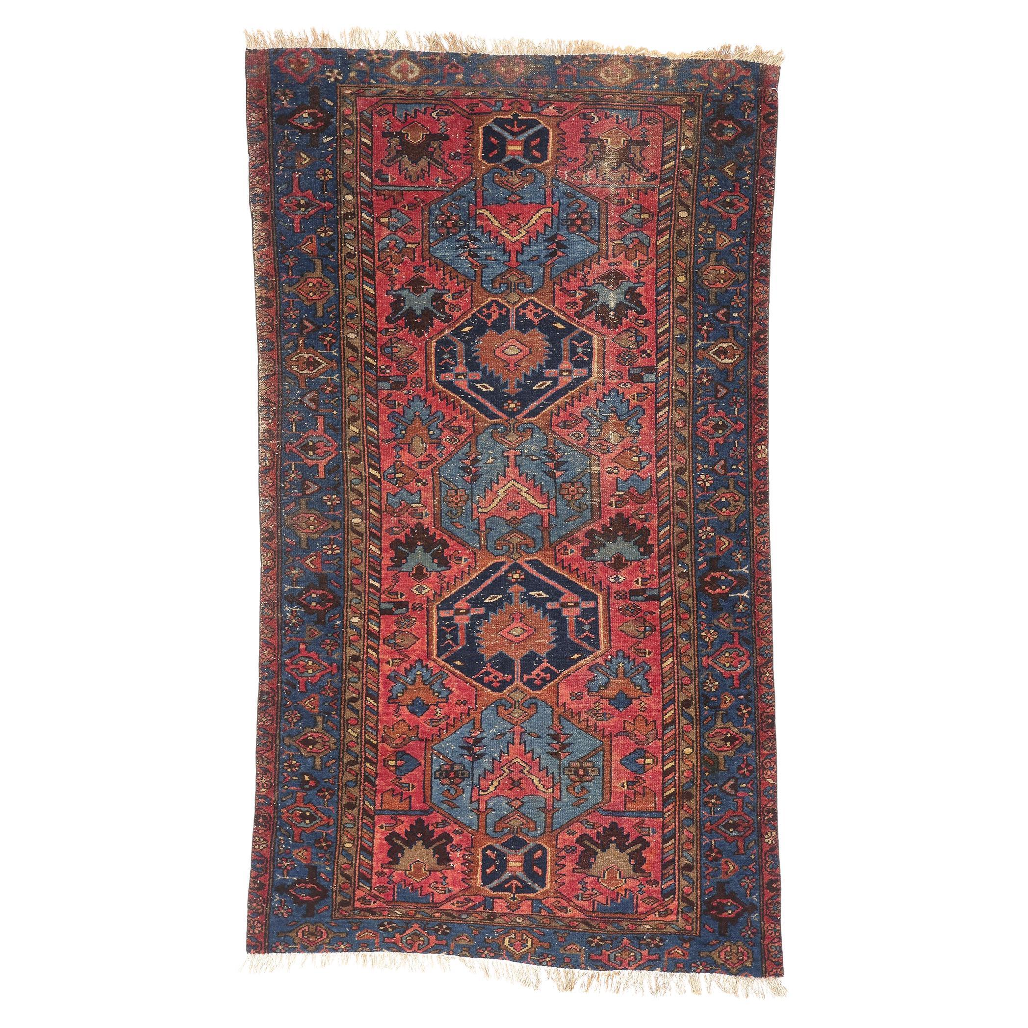 Alfombra persa Malayer de 1900 con estilo moderno