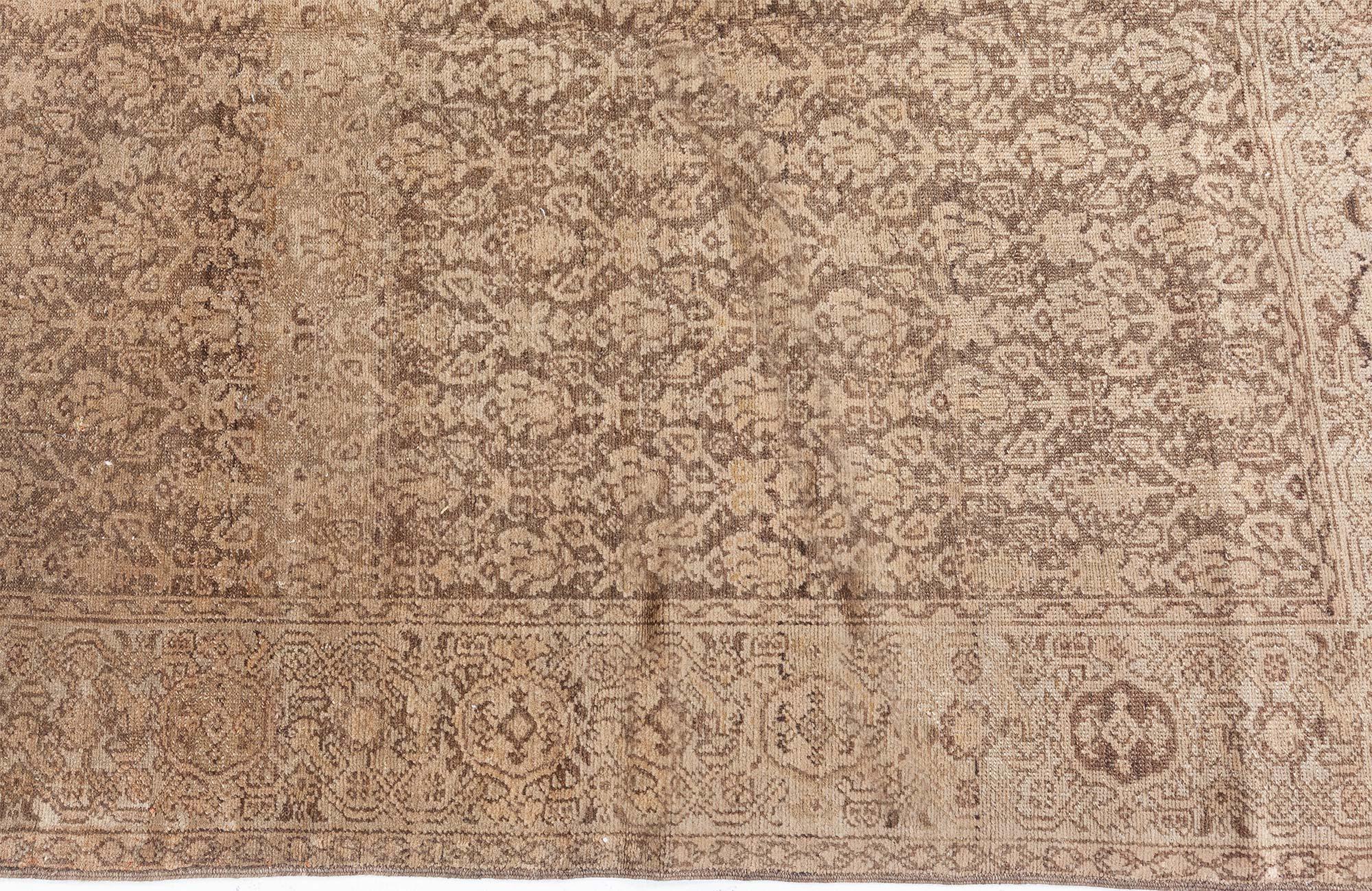 Doris Leslie Blau 1900er Persischer Malayer-Wollteppich mit Blumenmuster, handgefertigt im Zustand „Gut“ im Angebot in New York, NY
