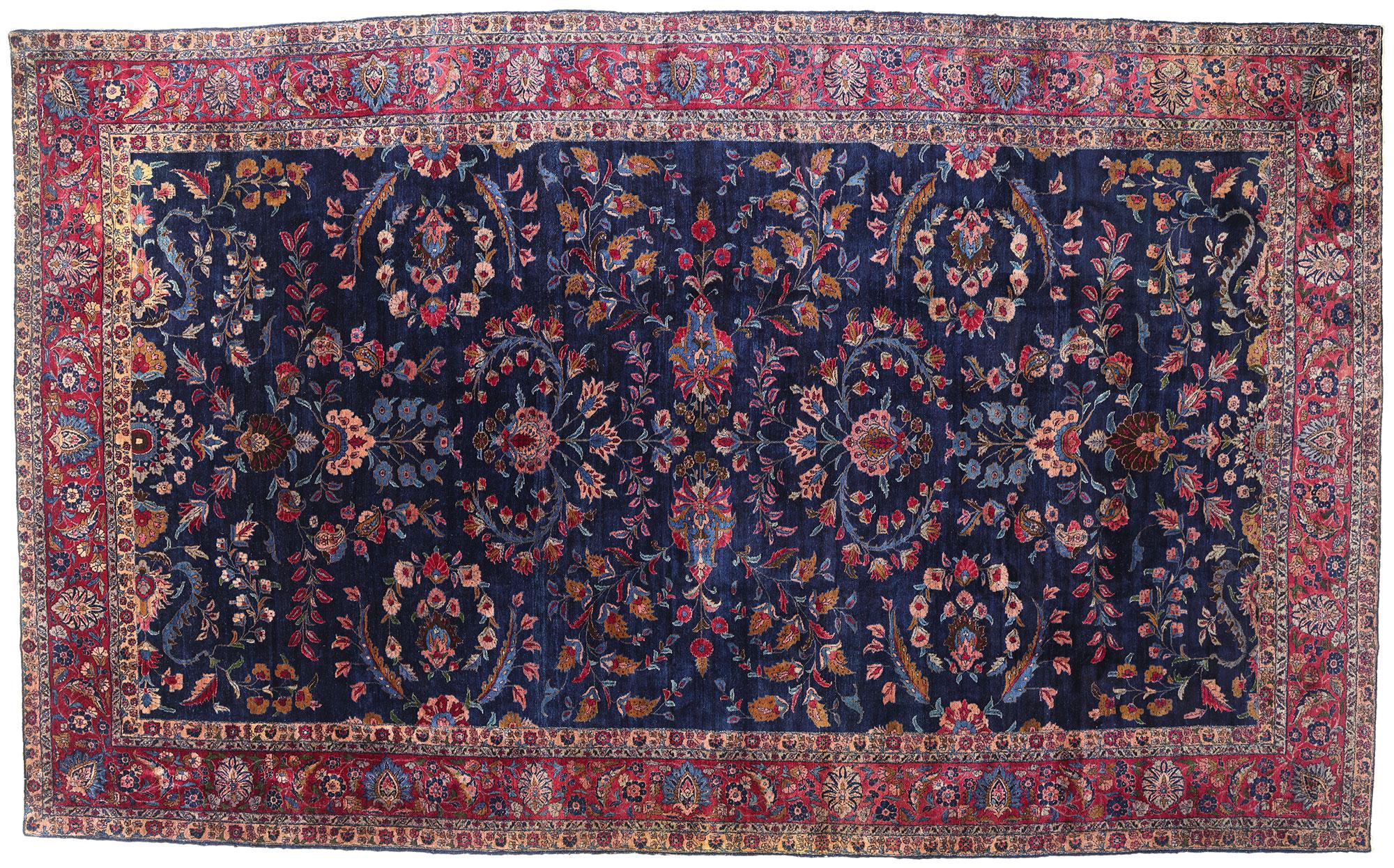 Tappeto Sarouk persiano del 1900 con stile moderno in vendita 2