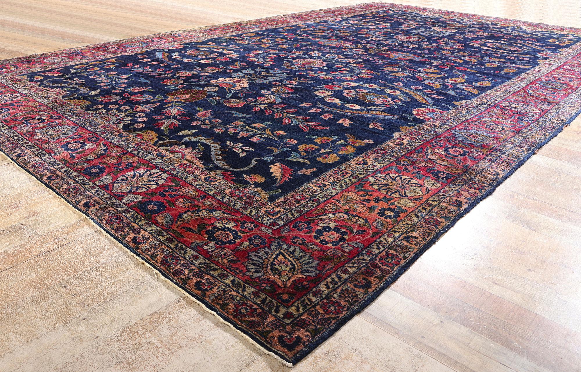 XX secolo Tappeto Sarouk persiano del 1900 con stile moderno in vendita