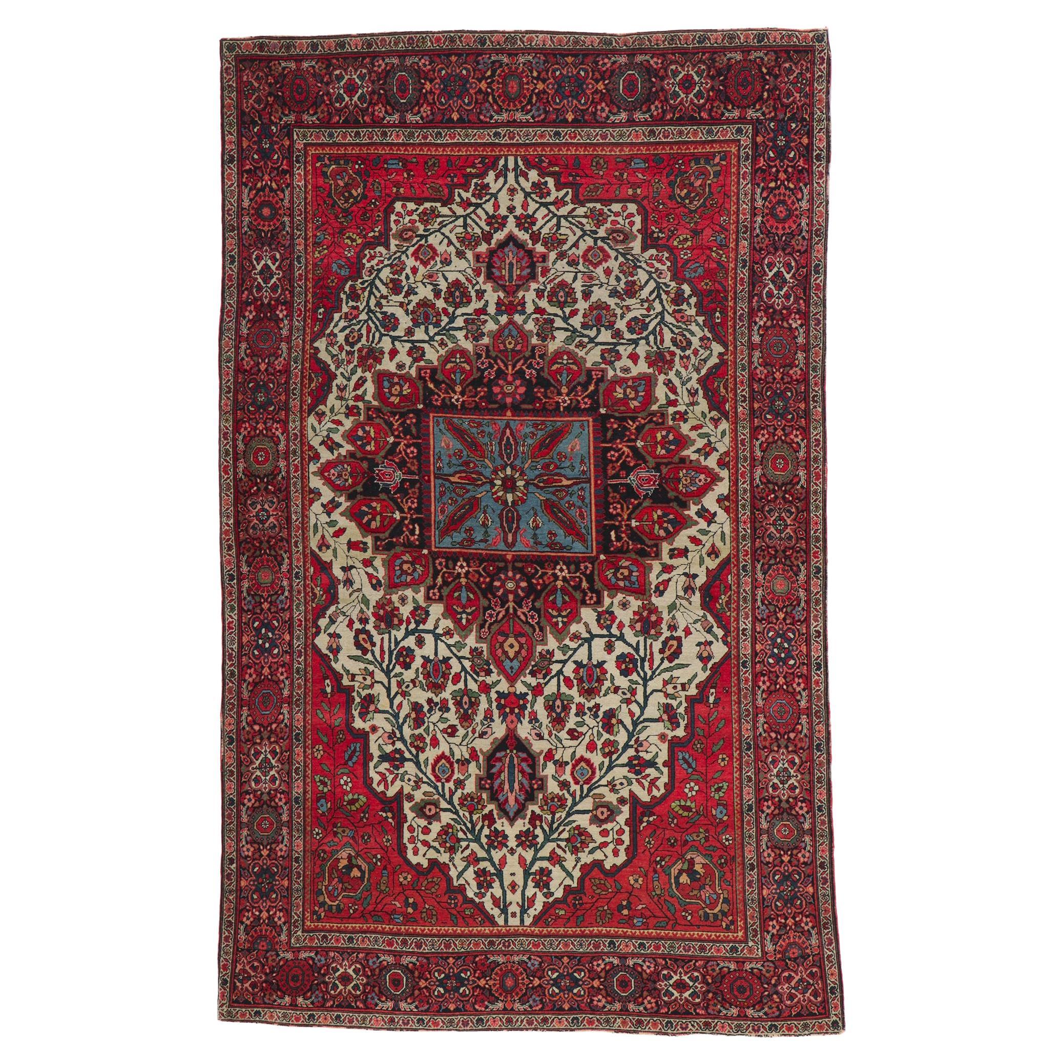 1900's Persian Sarouk Farahan Carpet with Modern Style