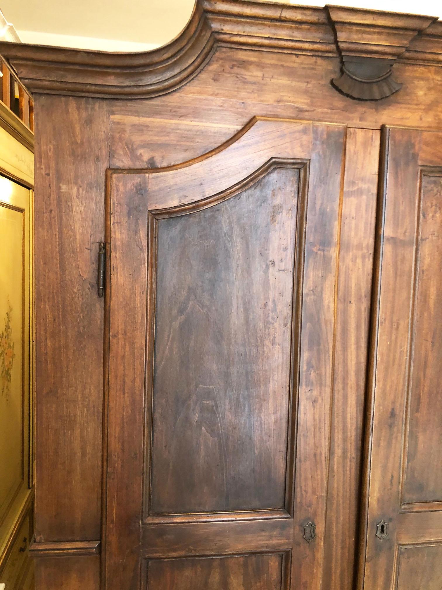 Shaker 1900s Piedmontese Wardrobe Poplar Sideboard Pantry Cabinet