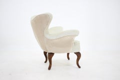 1900s Rare Antique Curved Armchair