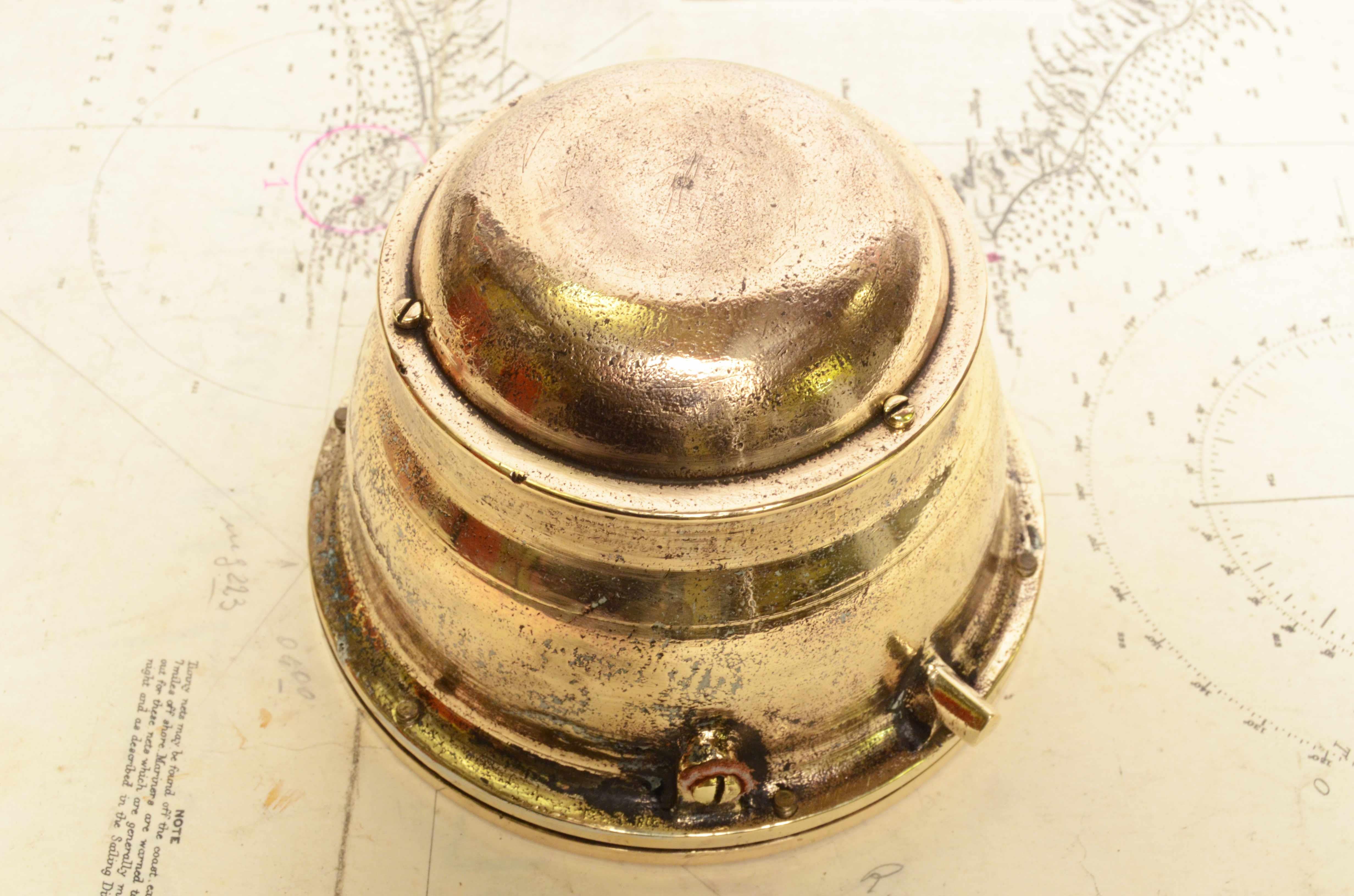 1900s Ritchie Boston Usa Brass Nautical Magnetic Compass Maritime Navigation 5