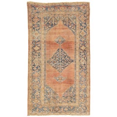 1900's Room-sized Wollteppich Rustic Antique Bidjar Design mit Medaillon-Motiv