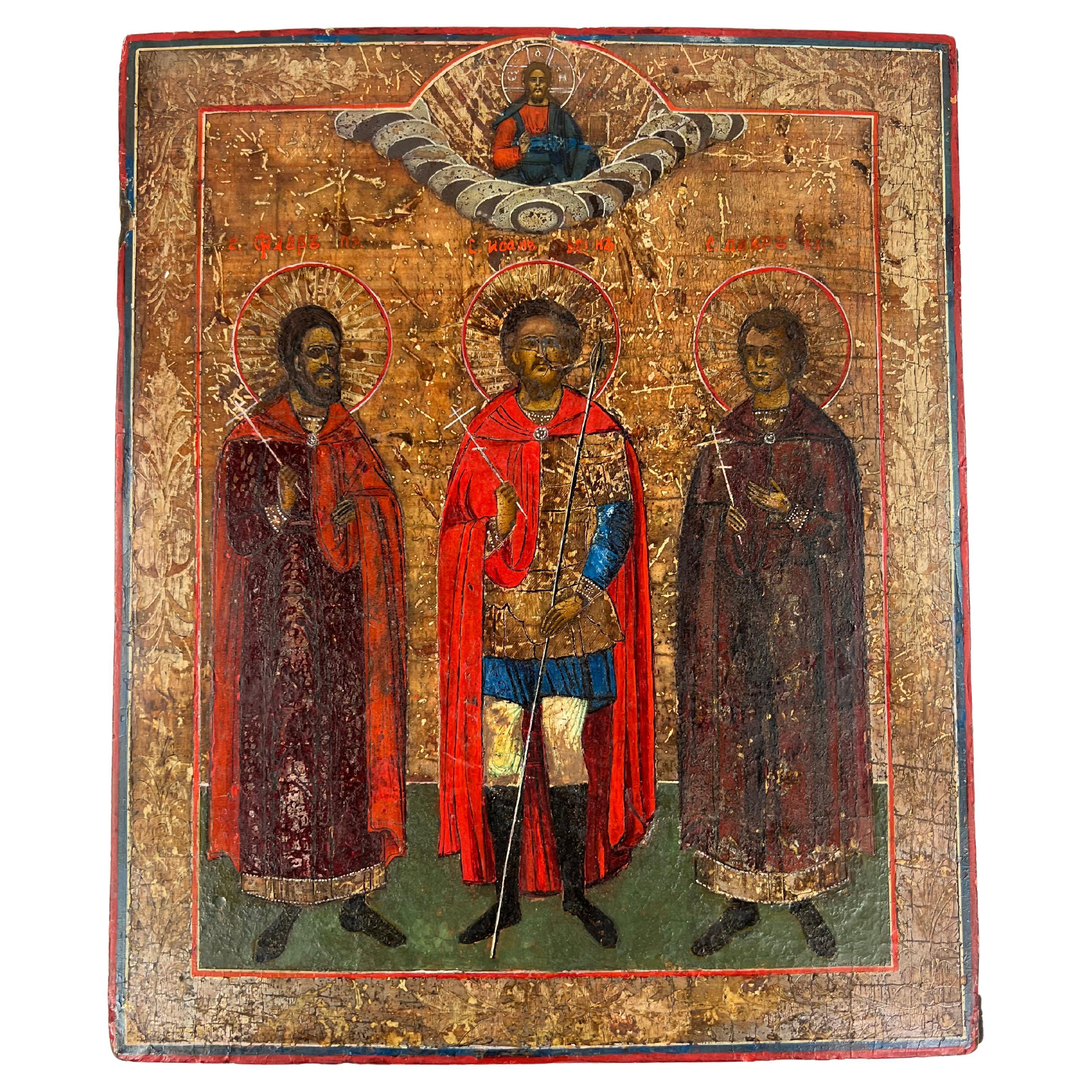 1900’s Russian Egg Tempera Icon