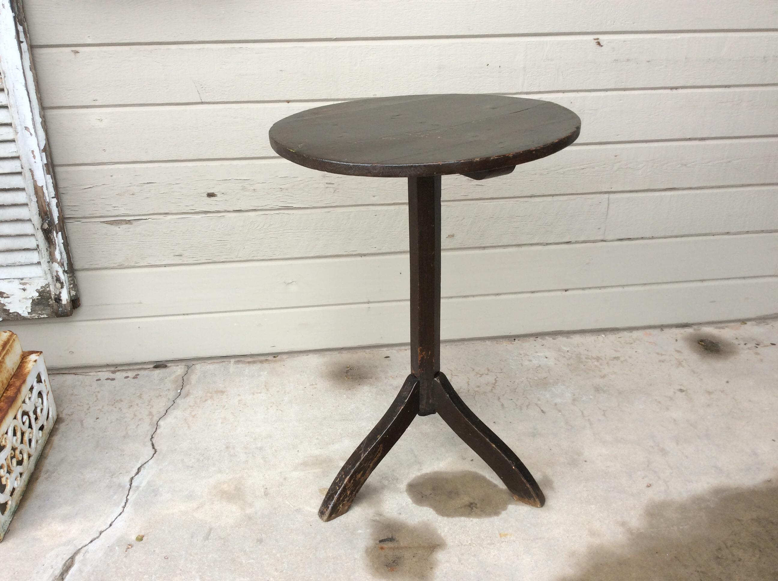 Found in the South of France, this Rustic French Pedestal Table will add French Country charm to any home interior. A perfect accent or side table, the imperfections only add to its charm.

19.75
