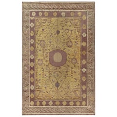 Alfombra de lana hecha a mano Doris Leslie Blau 1900 Samarkanda Khotan