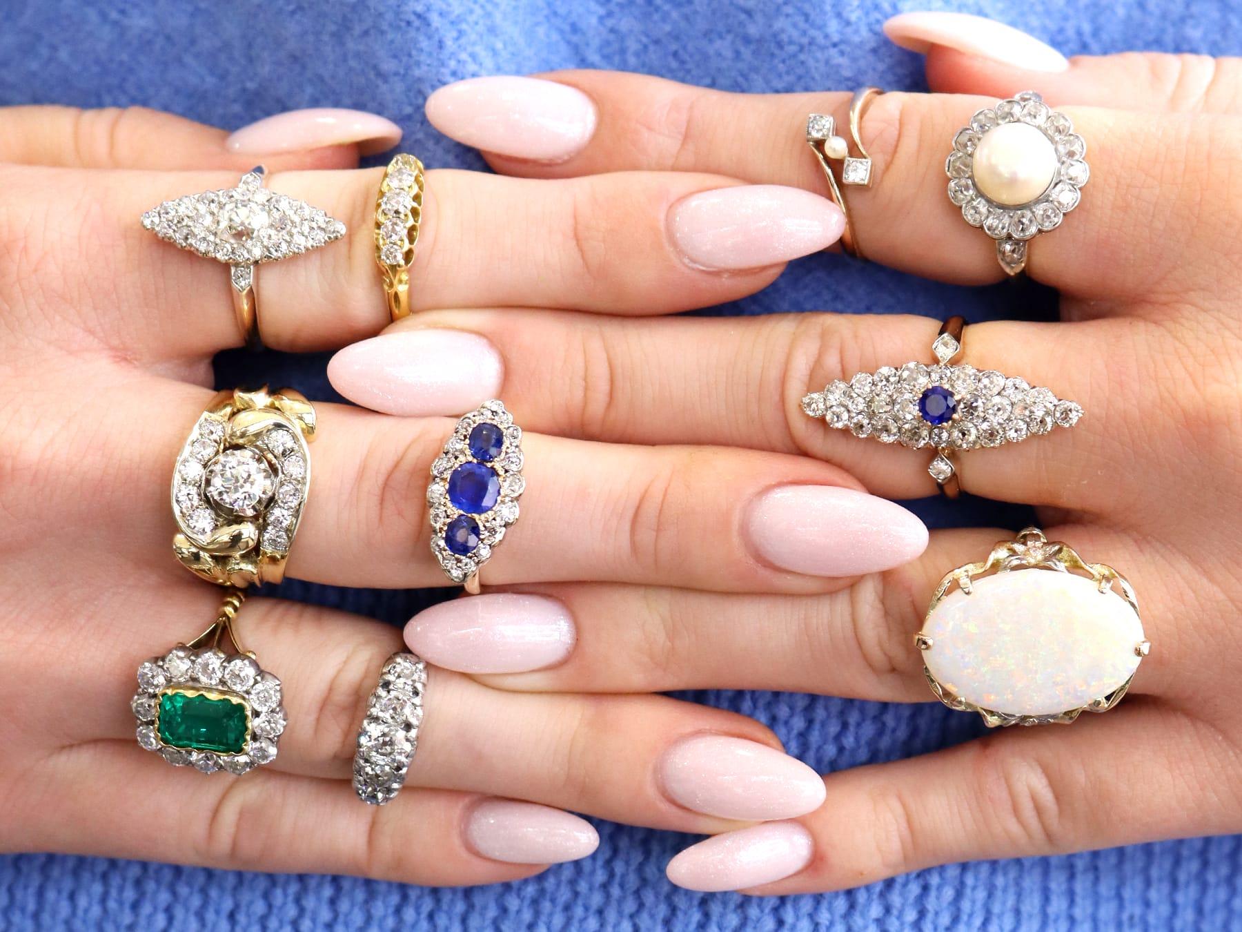 seed pearl ring antique